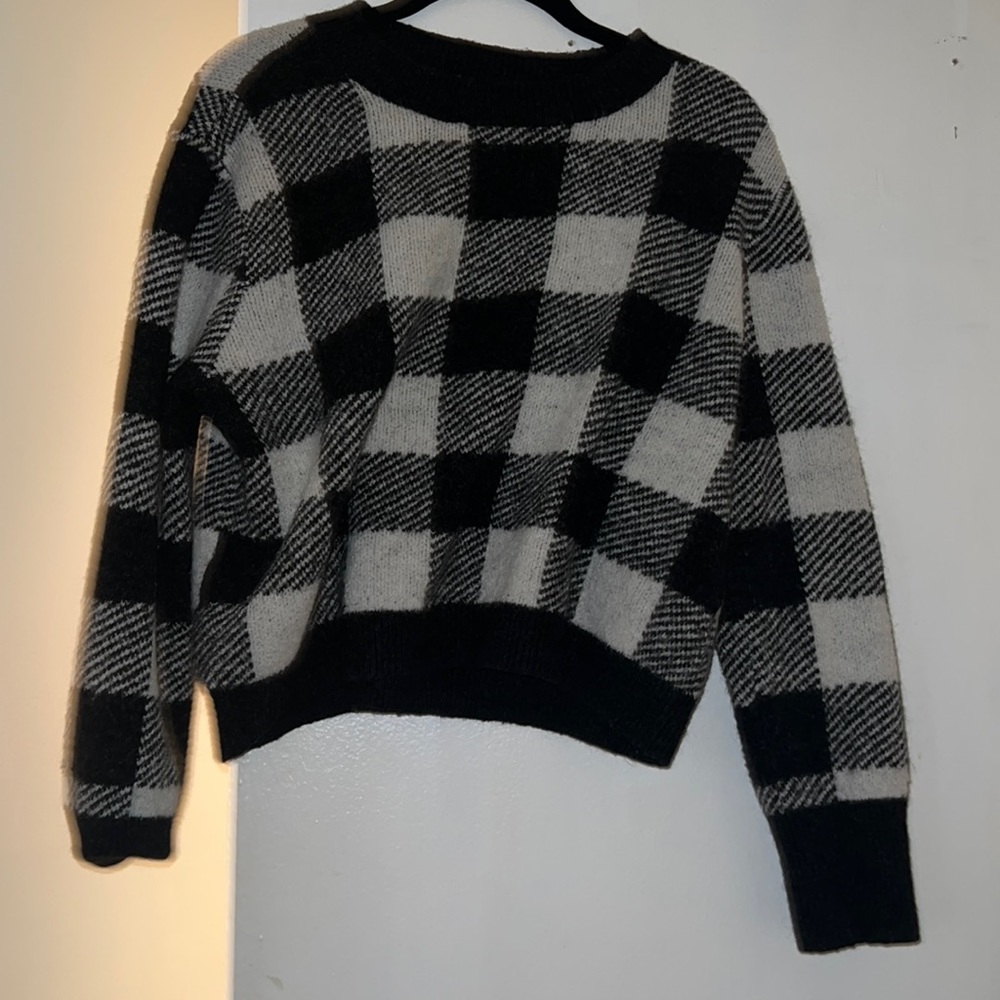 H&M plaid sweater